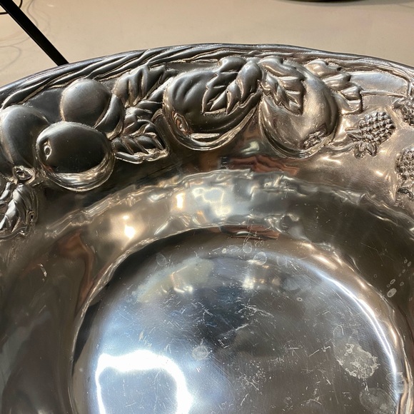 Napa Valley Noble Excellence Silver Fruit Bowl 🍉 - Picture 11 of 16